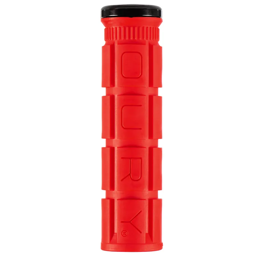 uPRISE Bikes Lizard Skins Oury V2 Single-Clamp Lock-On MTB Grips - 135mm - Red | Price match, 365 day return s, 18-Month Warranty, Finance Available & Free UK Delivery